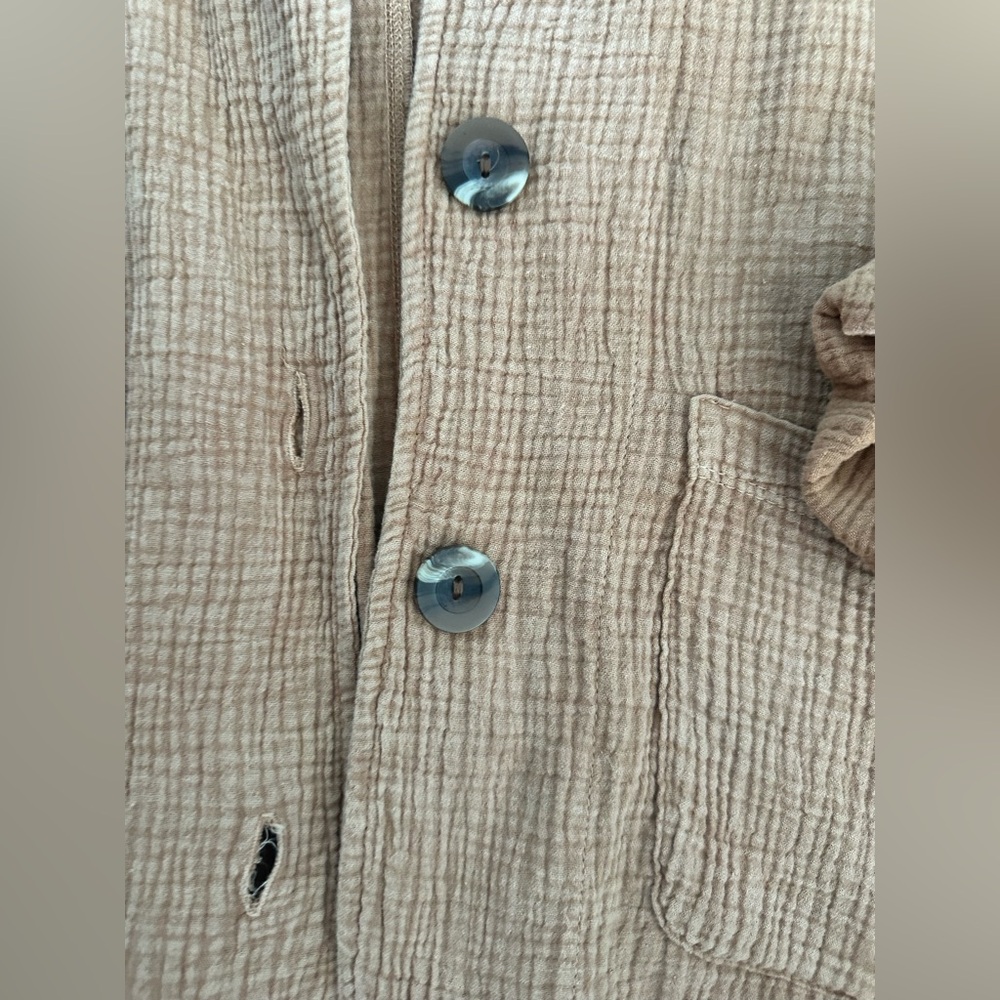 Men's Tan Jacket - Picture 3 of 4
